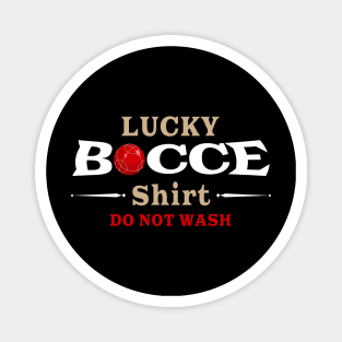 Vintage Lucky Bocce Magnet